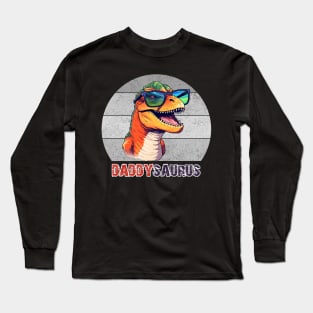 Daddysaurus T rex Dinosaur Brother Saurus Family Matching Long Sleeve T-Shirt